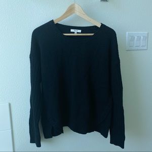 Madewell Essential Black Knit Sweater